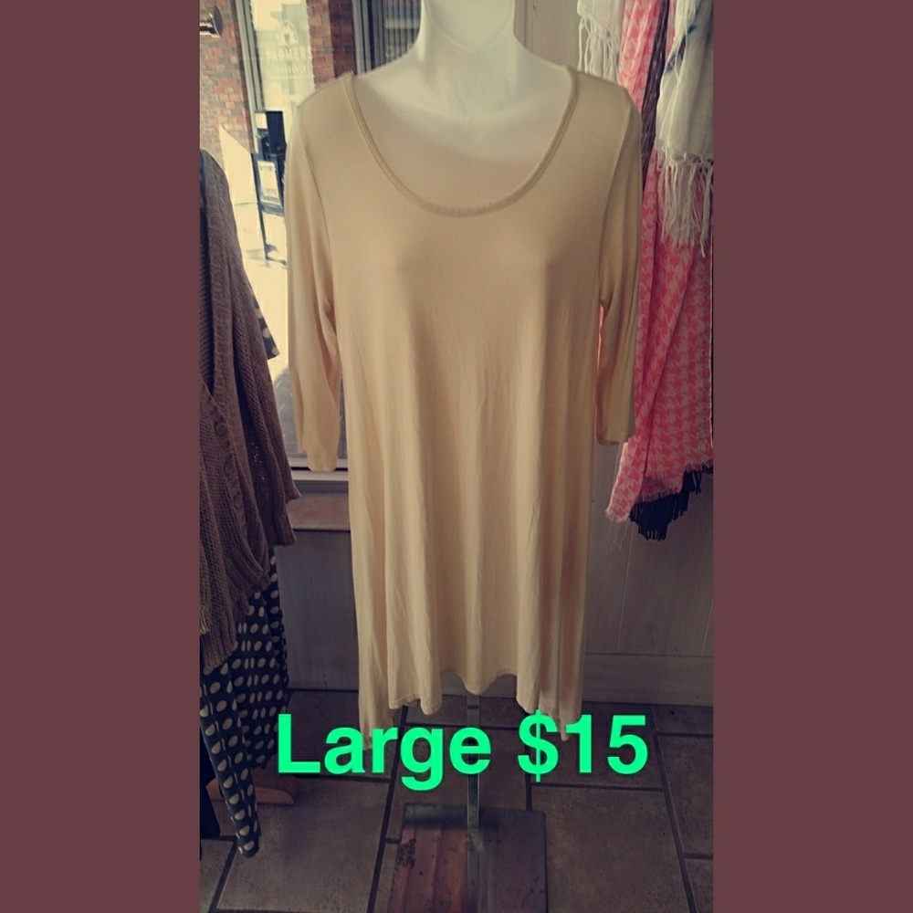 Cream dress